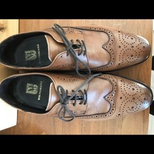 Bruno Magli men’s brown leather domizio oxfords